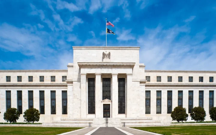 The Federal Reserve building in Washington, D.C.